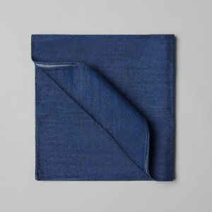 Brunello Cucinelli Denim Pocket Square